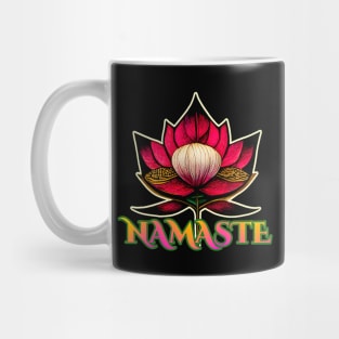 Namaste Lotus Flower Mug